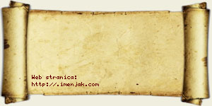 Bojana Nikolendžić vizit kartica